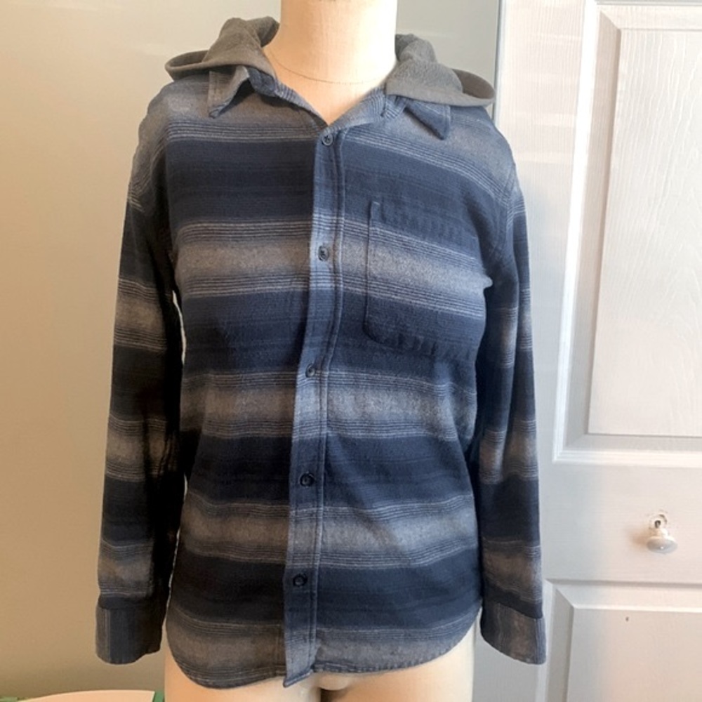 Old Navy Kids 2-n-1 Boys Hooded Flannel